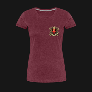 suff-1-premium-shirt-frauen-Bordeauxrot-meliert-1
